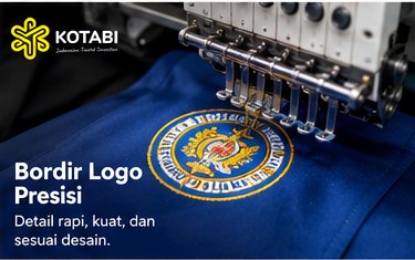 bordir logo jas almamater KOTABI