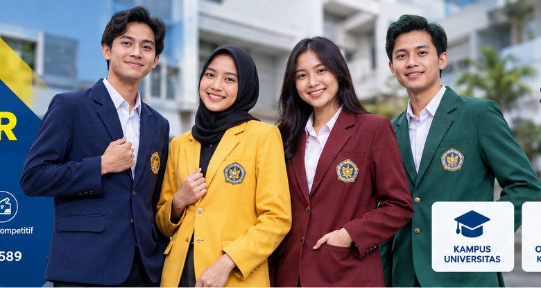 Jas almamater custom KOTABI untuk kampus dan organisasi